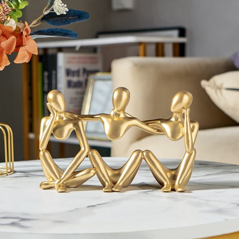 Abstract Best Friend Statue