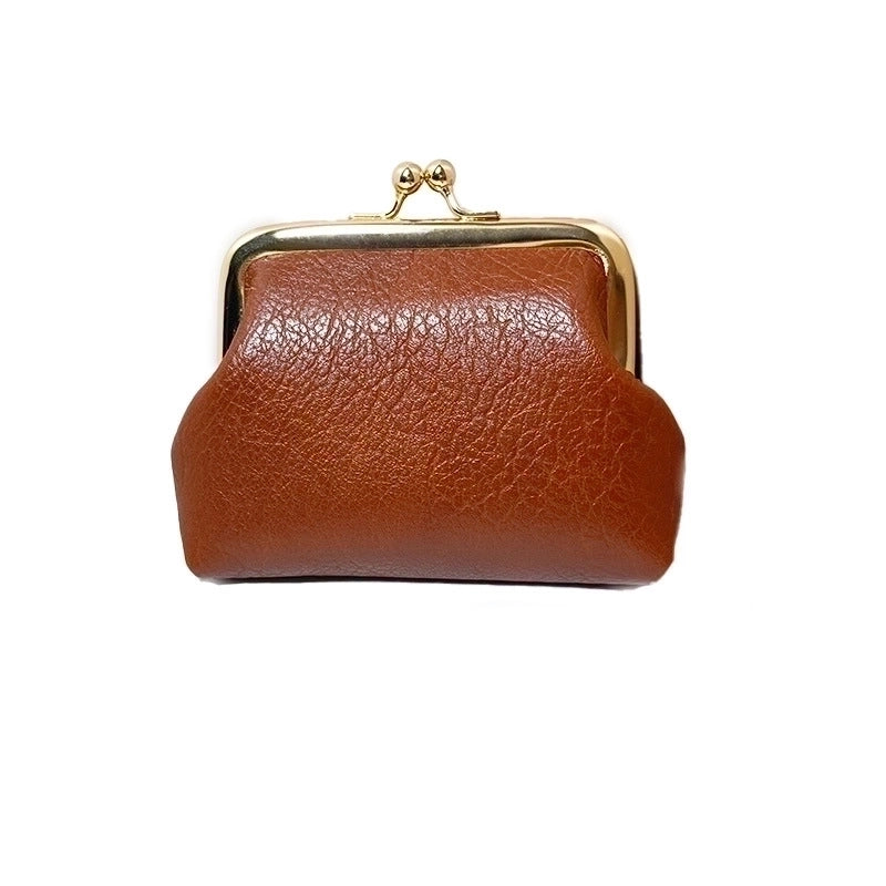 Women's Solid Color Polyester Lock Clasp Coin Purses