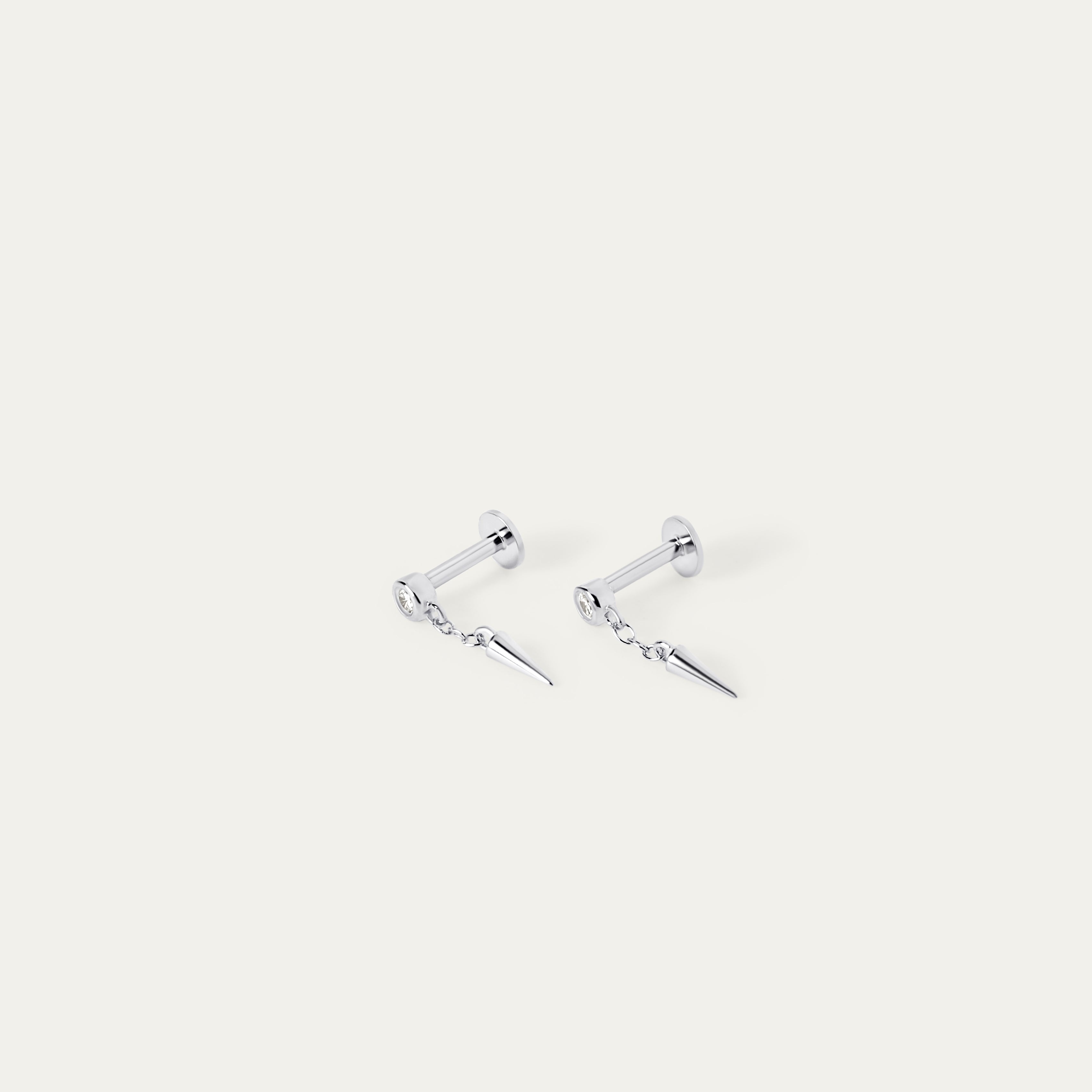 Pani CZ Studs (925 Sterling Silver)
