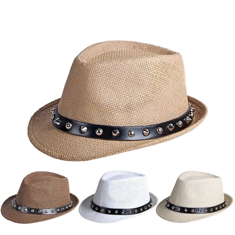 Unisex Minimalist Classic Style Solid Color Crimping Fedora Hat