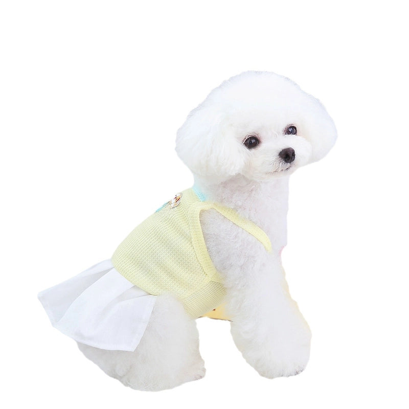 Pet Princess Skirt Clothes Pet Dog Clothes Pet Clothing Spring And Summer New 23 Running Puppy Skirt