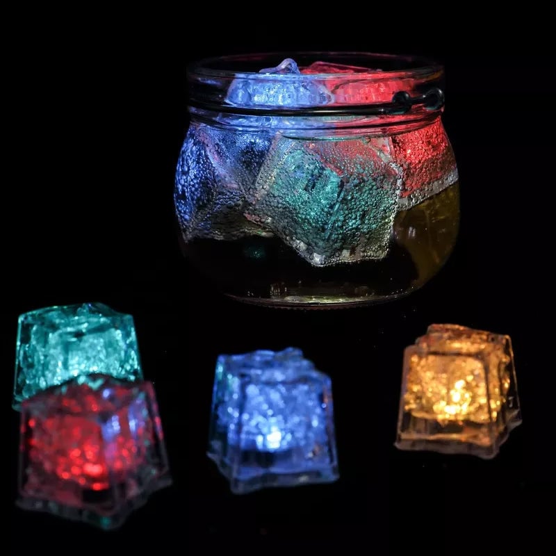 LED Ice Cube Bath Toy (12pcs)