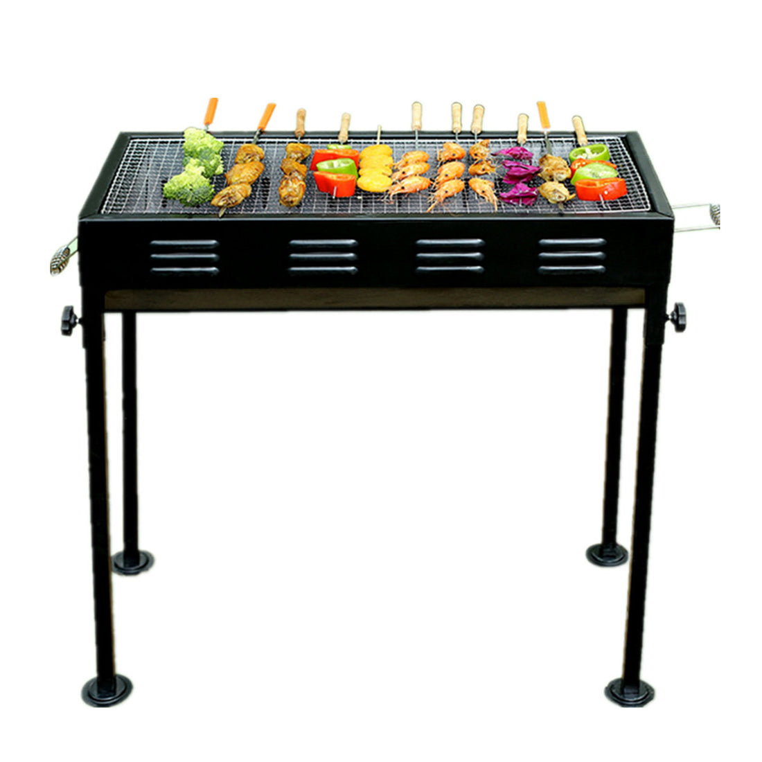 Large Outdoor Bbq Grill With Height Adjustment