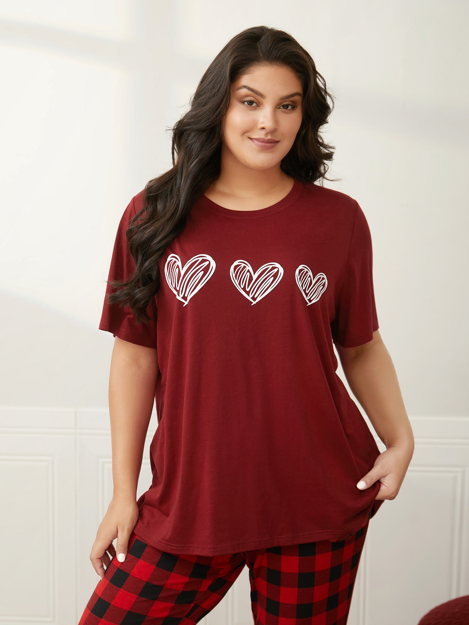 Love In The Air Patchwork Slim-Fit Tee