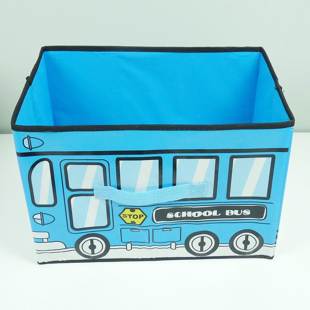 Foldable School Bus Non-woven Storage Box