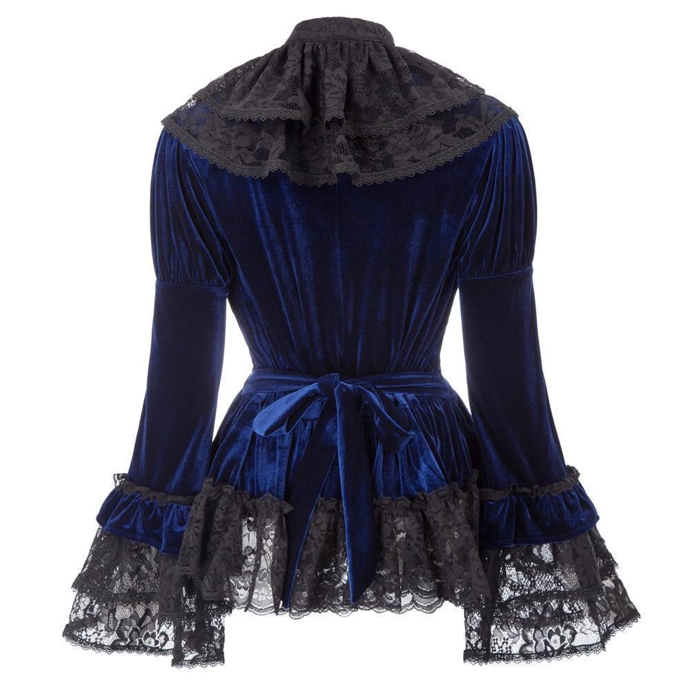 Gothic Velvet Blouse