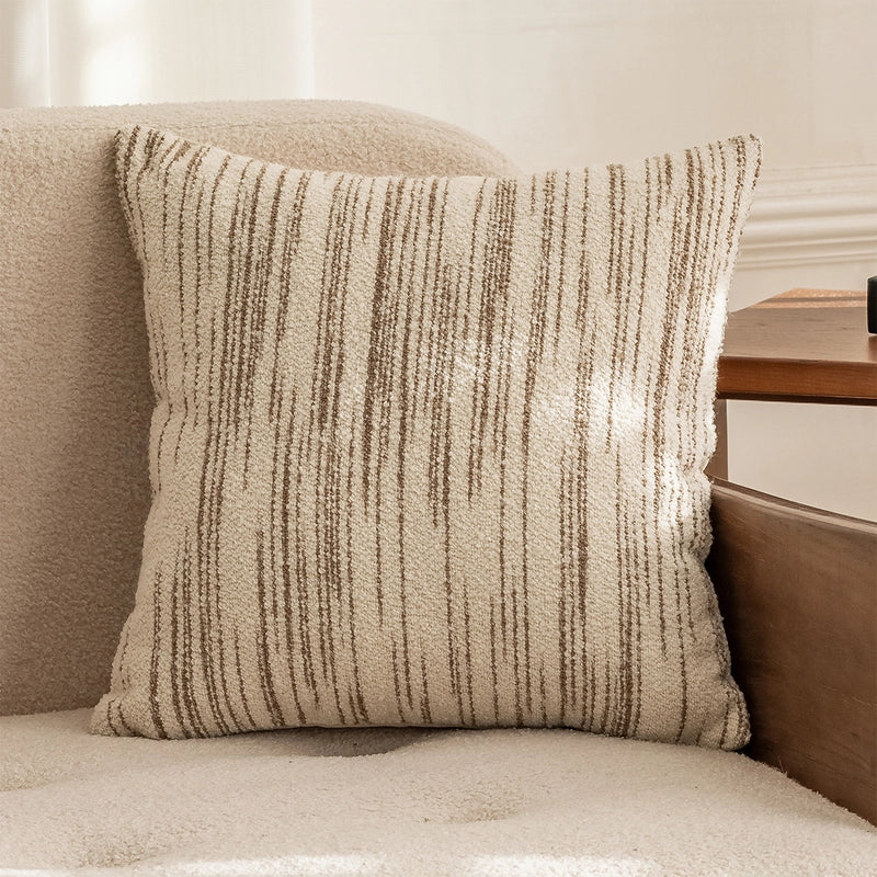 Black And White Sofa Pillowcase French Living Room Horizontal Bedside Cushion Cover Woven Pillow Bed Home