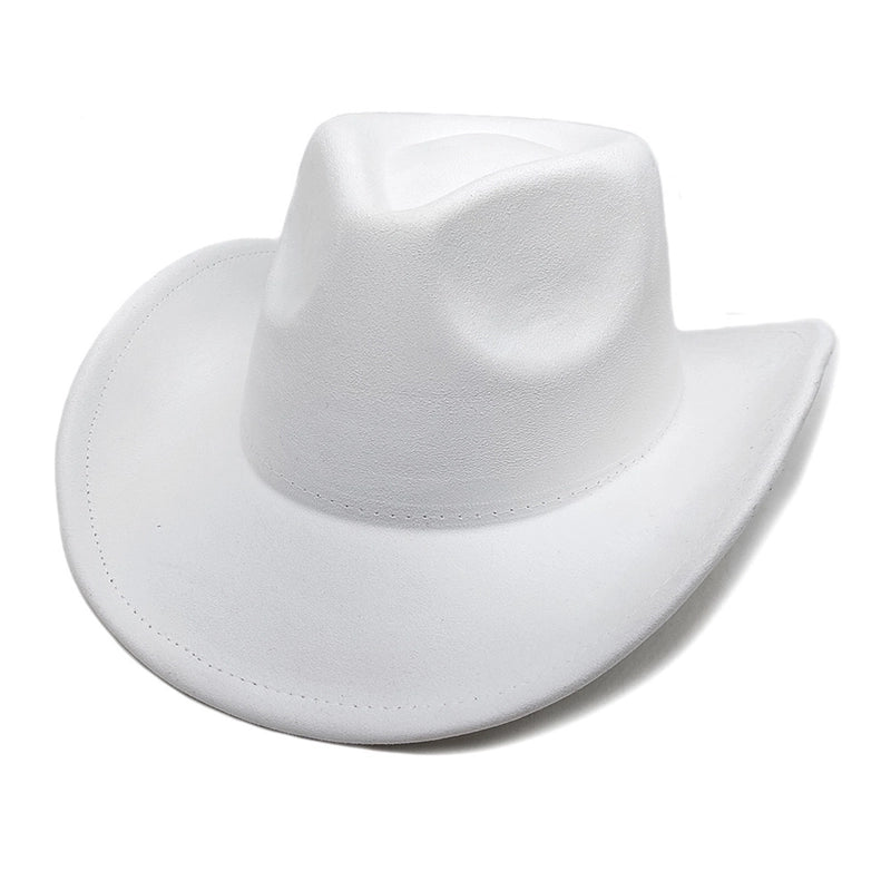 Women's Classic Style Solid Color Flat Eaves Fedora Hat