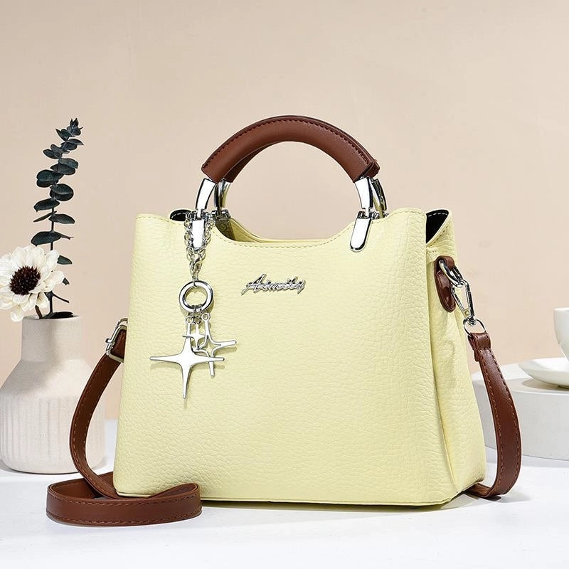 Women's Medium All Seasons Pu Leather Vintage Style Handbag