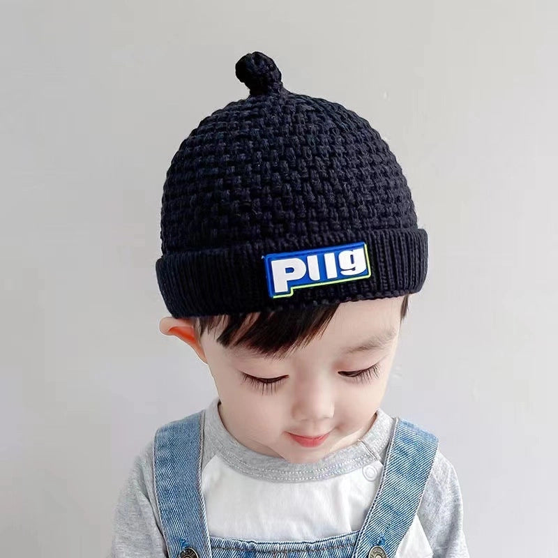 Baby's Autumn And Winter Hat Scarf Suit Cute Super Cute Baby Children's Fluffy Hat Girls' Winter Warm Wool Hat