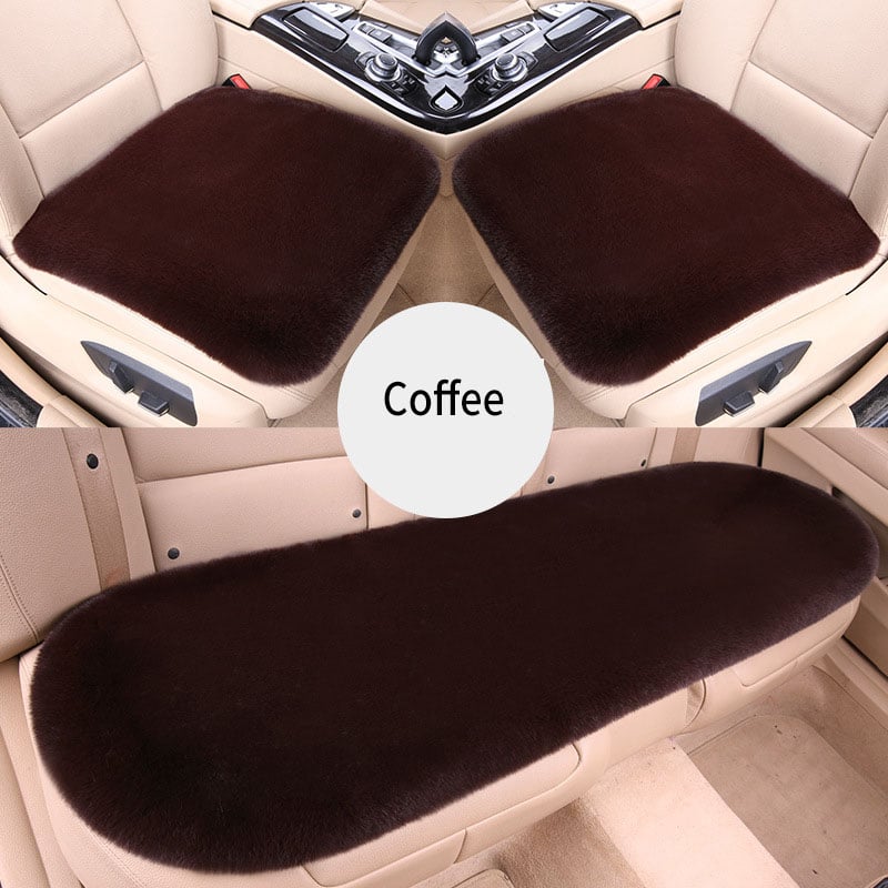 -Plush Car Seat Cushion