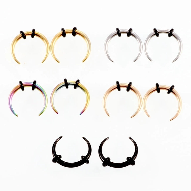 Minimalist U Shape Stainless Steel Plating Earrings 1 Piece