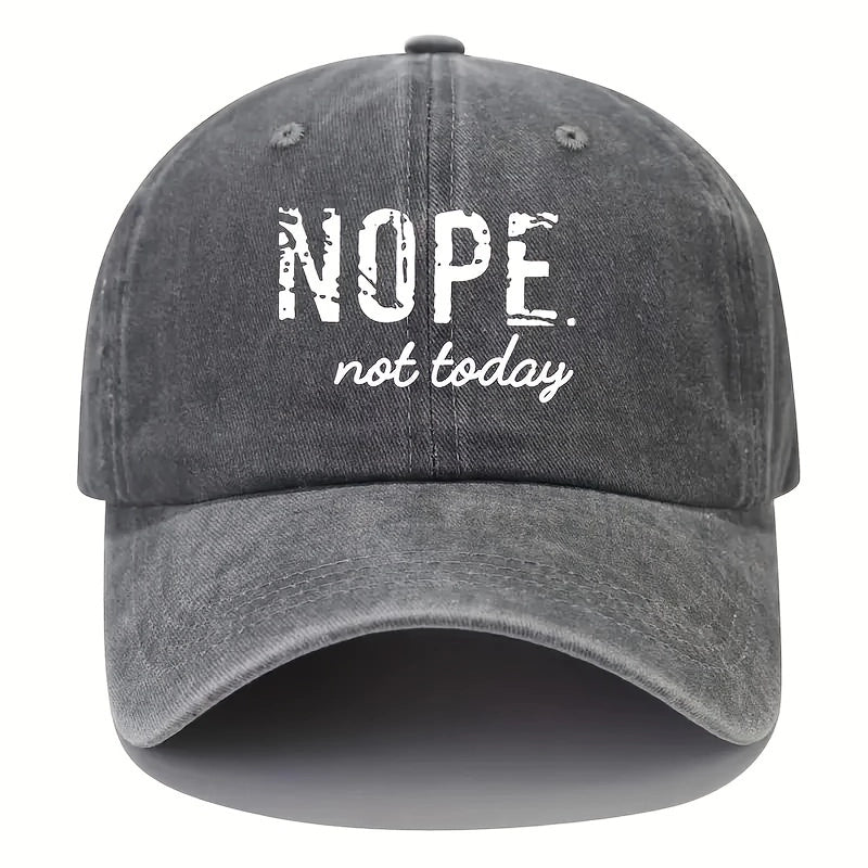 Unisex Commute Letter Curved Eaves Baseball Cap