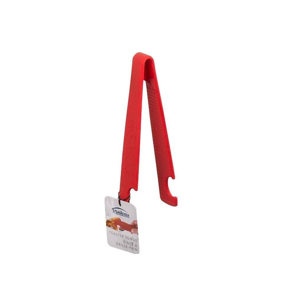 Silicone Toaster Tongs - Red