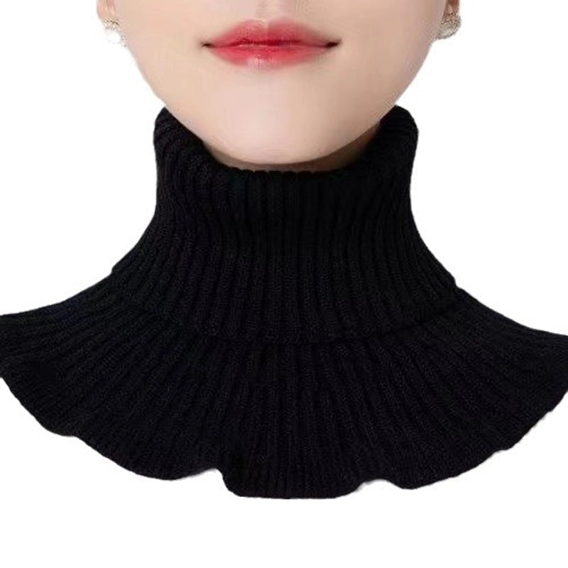 Unisex Cute Sweet Solid Color Knit Scarf