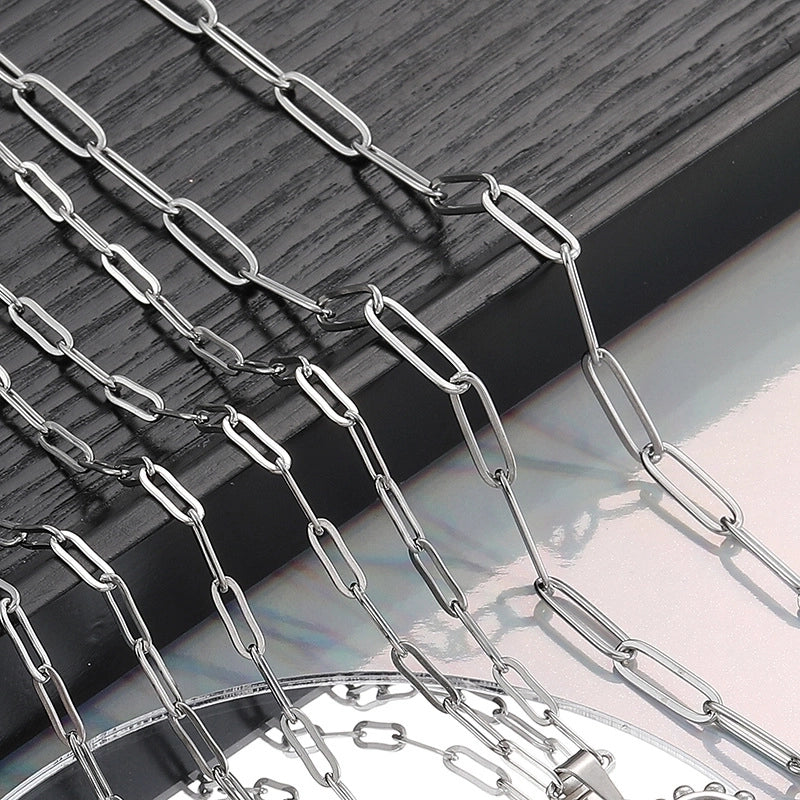 Minimalist Geometric Stainless Steel Plating Necklace 1 Piece