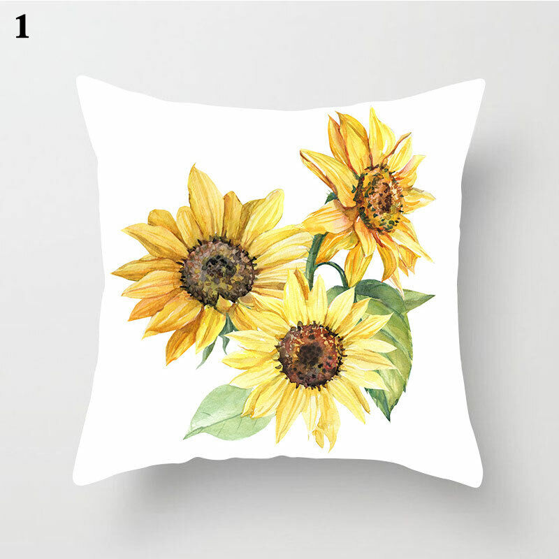 18 Cushion Cover Pillow Case Home Sofa Decor Pillowslip Waist Pillow Cover Soft