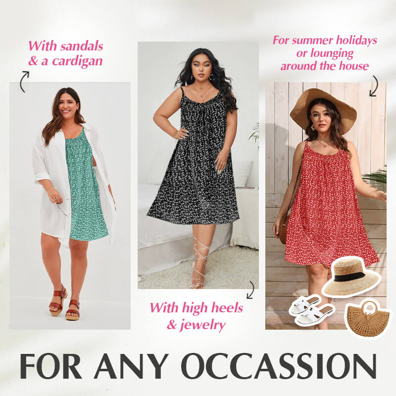 🔥BIG SALE 49% OFF🔥Floral Printed Camisole Dress (Buy 2 Free Shipping)