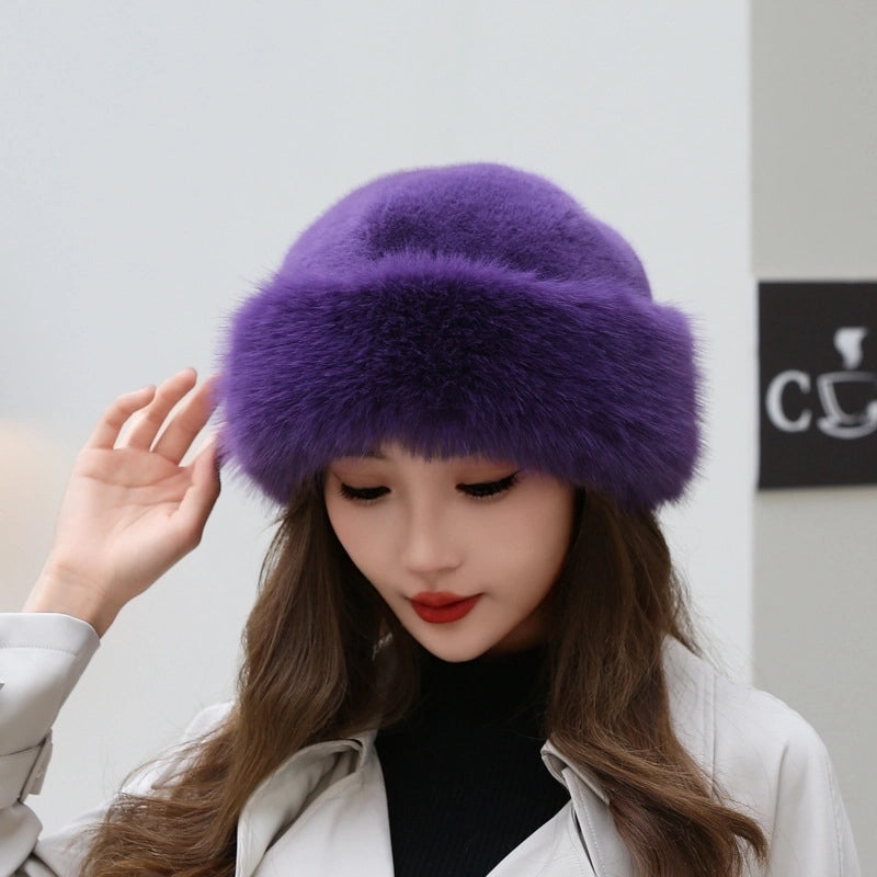 Women's Basic Minimalist Solid Color Eaveless Bucket Hat