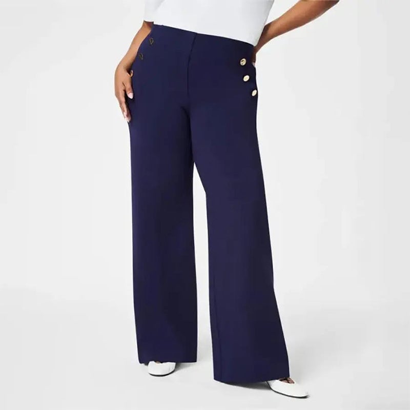 💥Hot Sales-49% OFF💖Women's Plus Size High Stretch High-Waist Wide-Leg Pants