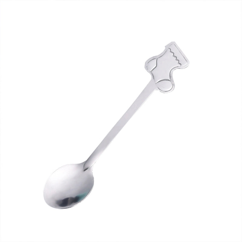 Christmas Cute Christmas Socks Gingerbread Snowman 410 Stainless Steel Spoon 1 Piece 1 Set