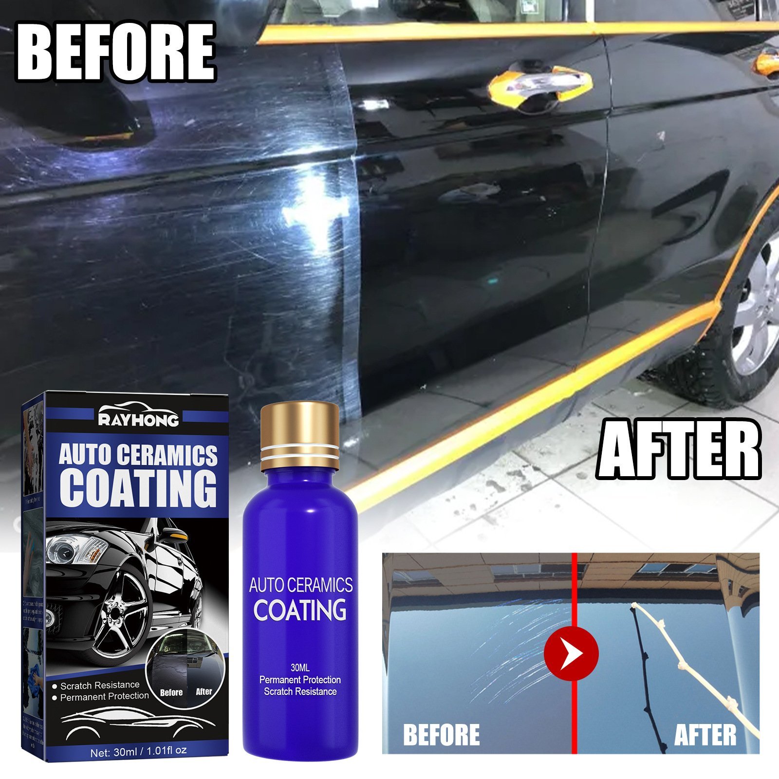 🔥Sale 46% OFF🔥Micro-Molecule Crystal Coating Restoration Care Agent