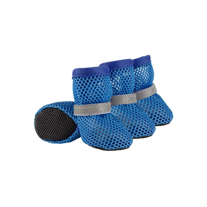 Pet Mesh Breathable Reflective Dog Shoes Non-slip Wear-resistant Sole Bixie Corgi Small Dog Mesh Shoes