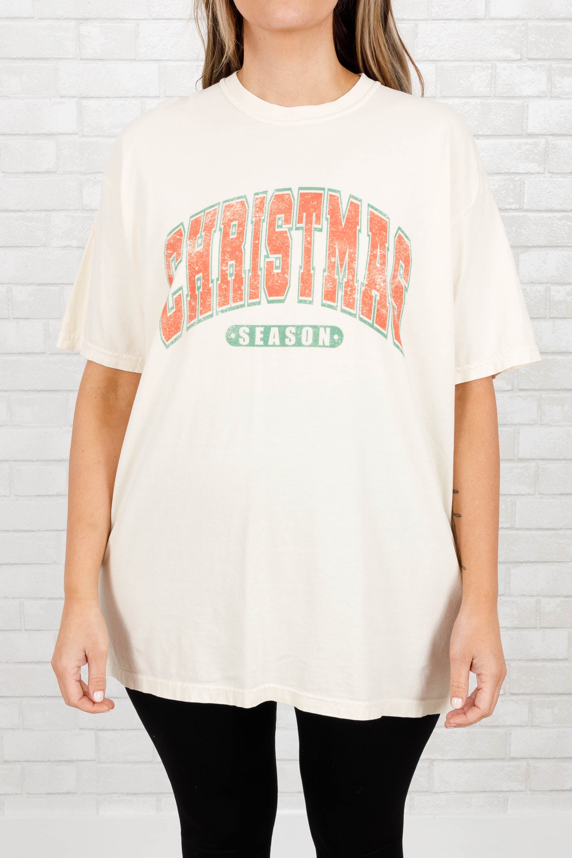 Comfort Colors: Christmas Season Tee. Ivory