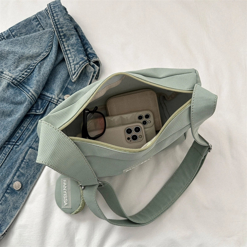 Women's Bag  New Autumn And Winter Trendy  Large Capacity Crossbody Bag Casual All-Matching Fashion Lightweight Oxford Bag