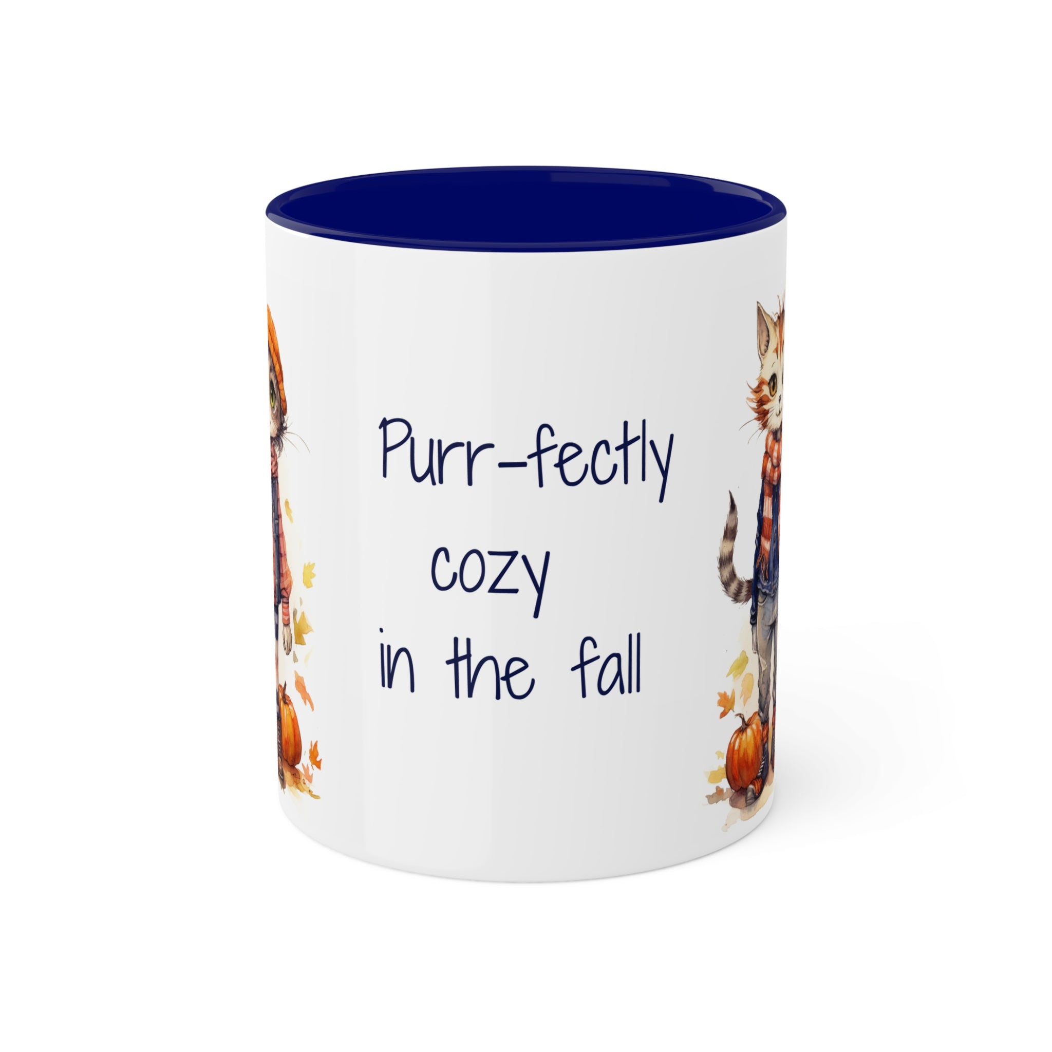 Finn & Olive Cozy Fall Kitties Mug