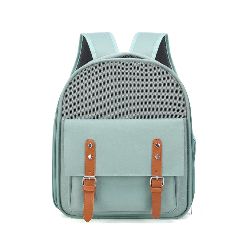 Portable Breathable Cat Bag Oxford Cloth Scratch Resistant Pet Bag Outgoing Pet Backpack Folding Spot