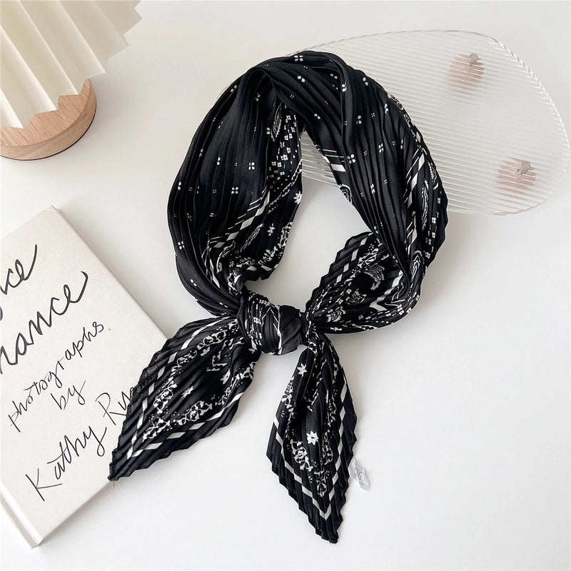Women's Elegant Printing Polyester Printing Silk Scarf