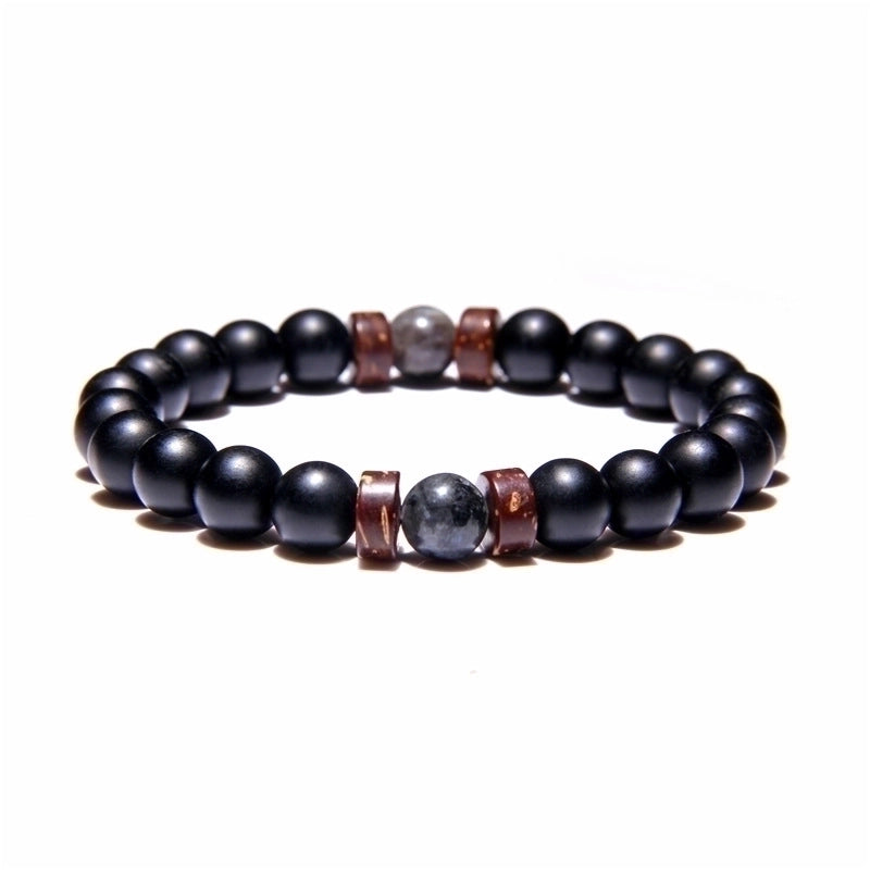 Minimalist Geometric Natural Stone Beaded Bracelets 1 Piece
