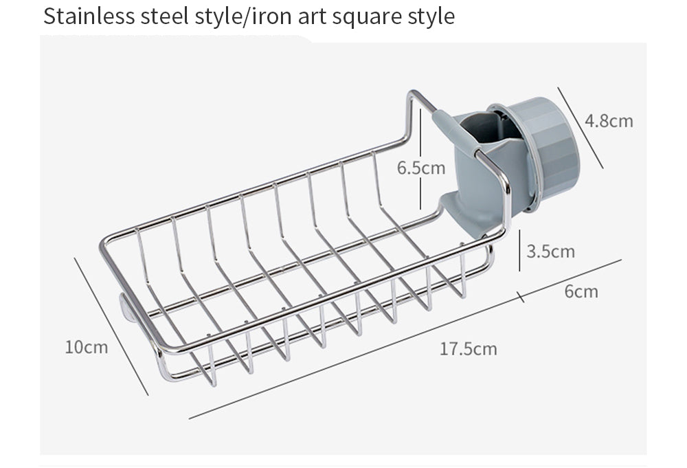 Stainless Steel Unique Sink Faucet Basket