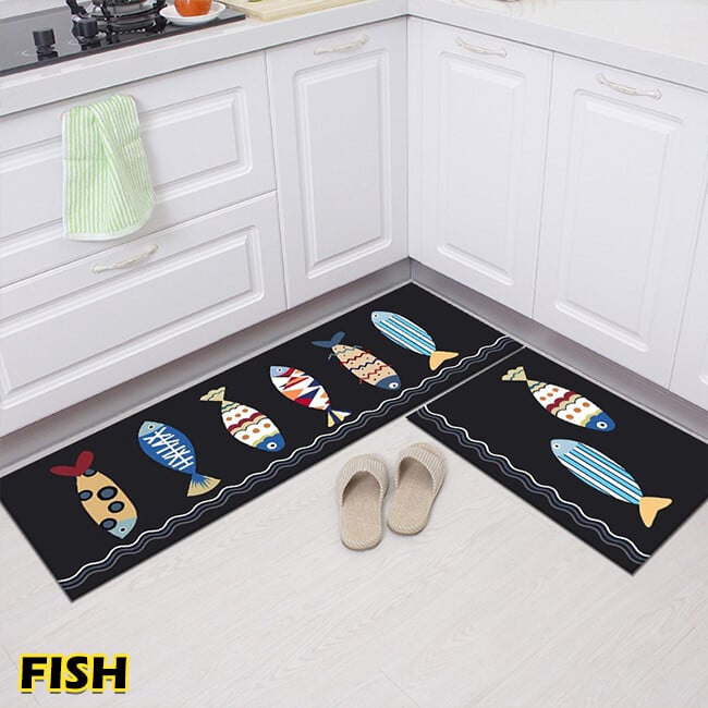 【Buy One Get One Free】Kitchen Printed Non-Slip Carpet