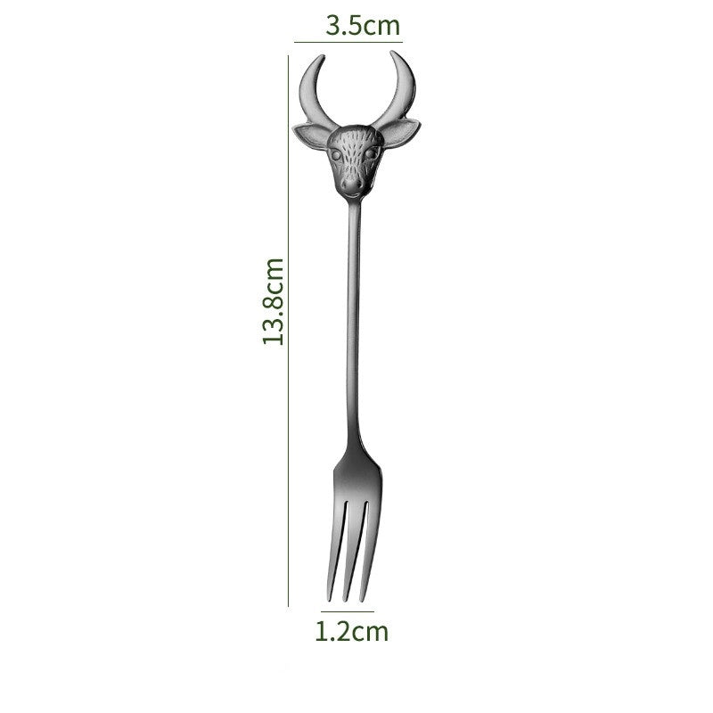 Casual Animal 304 Stainless Steel Spoon 1 Piece