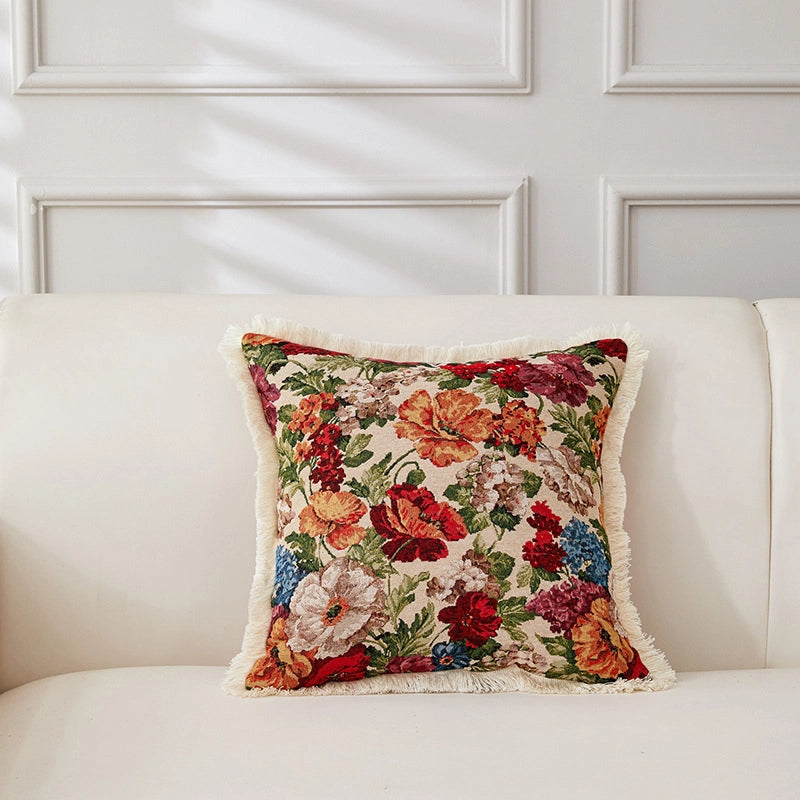 Minimalist Classic Style Geometric Cotton And Linen Pillow Cases