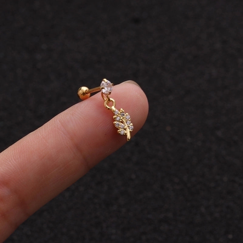 Ear Cartilage Rings & Studs Fashion Pentagram Copper