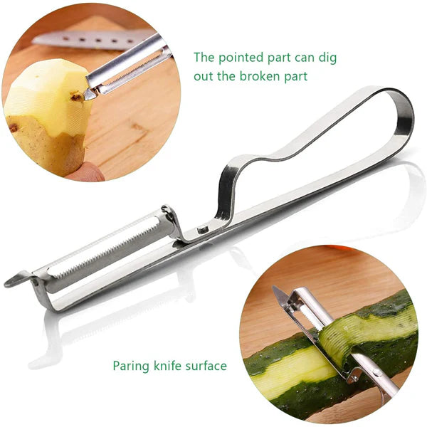 STAINLESS STEEL PEELER 3-PCS SET
