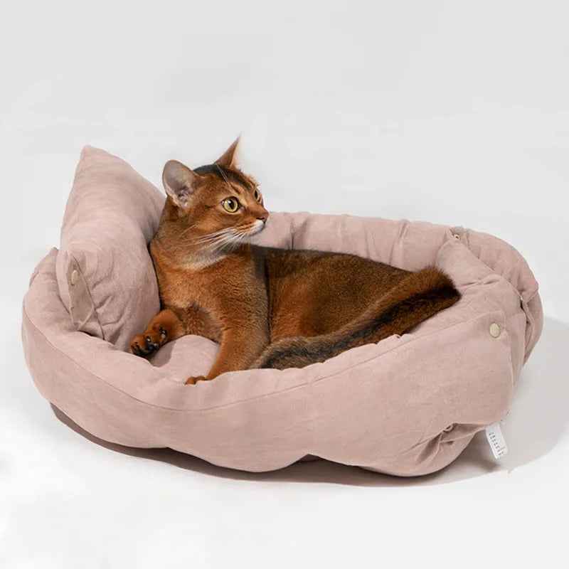 Multifunctional Pet Mat Soft Suede Cat & Dog Bed