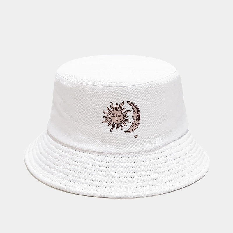 Unisex Commute Sun Flat Eaves Bucket Hat