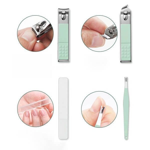 Portable Nail Clipper Set (12/16pcs)