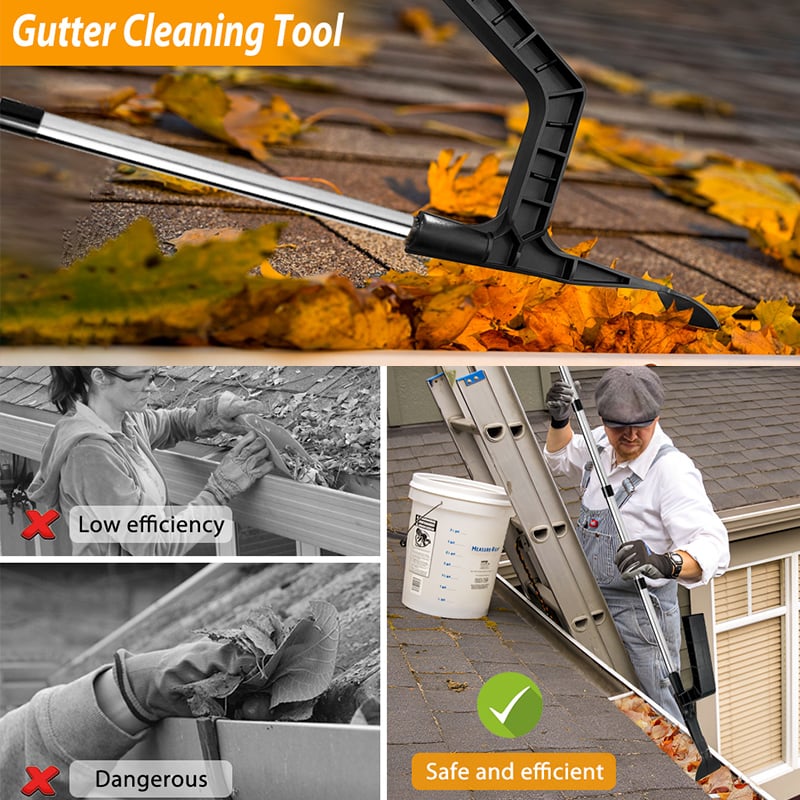 🔥SUMMER HOT SALE - Multi-functional Gutter Cleaning Tool