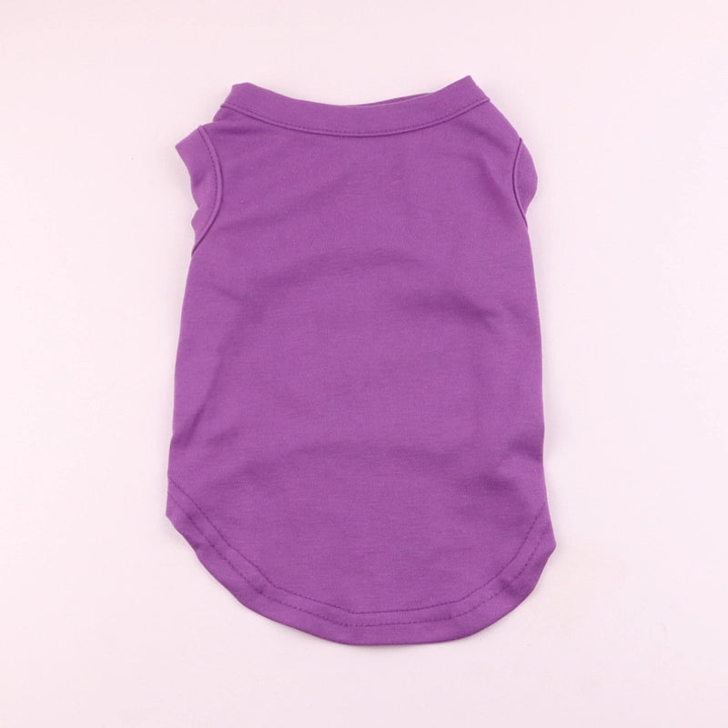 Casual Polyester Solid Color Pet Clothing