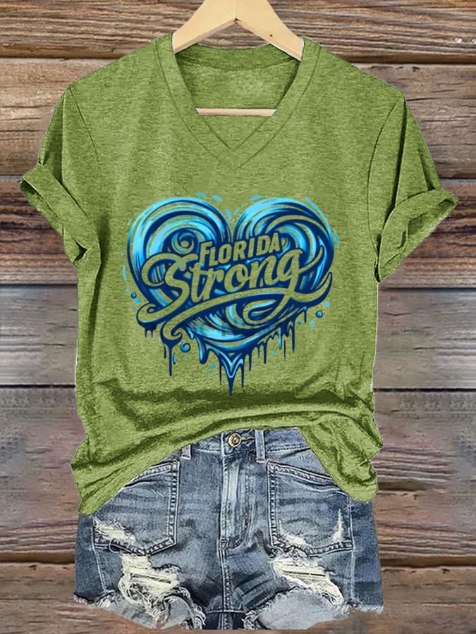 Women's Florida Strong Print T-Shirt