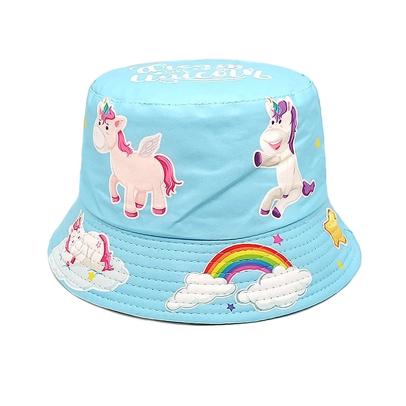 Girl's Cute Minimalist Printing Bucket Hat