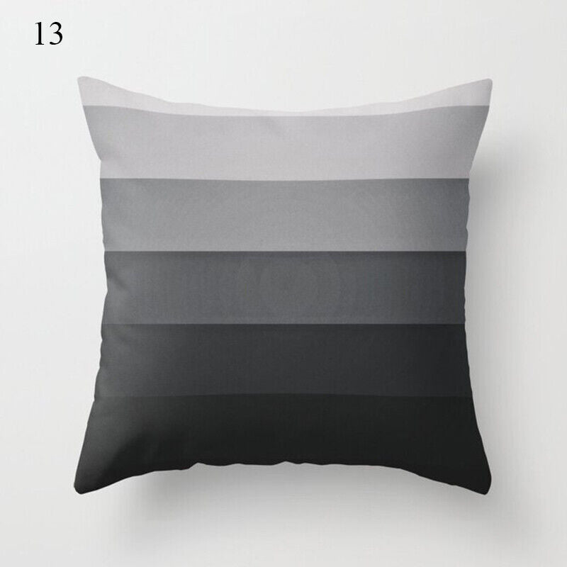 18 Cushion Cover Pillow Case Home Sofa Decor Pillowslip Waist Pillow Cover Soft