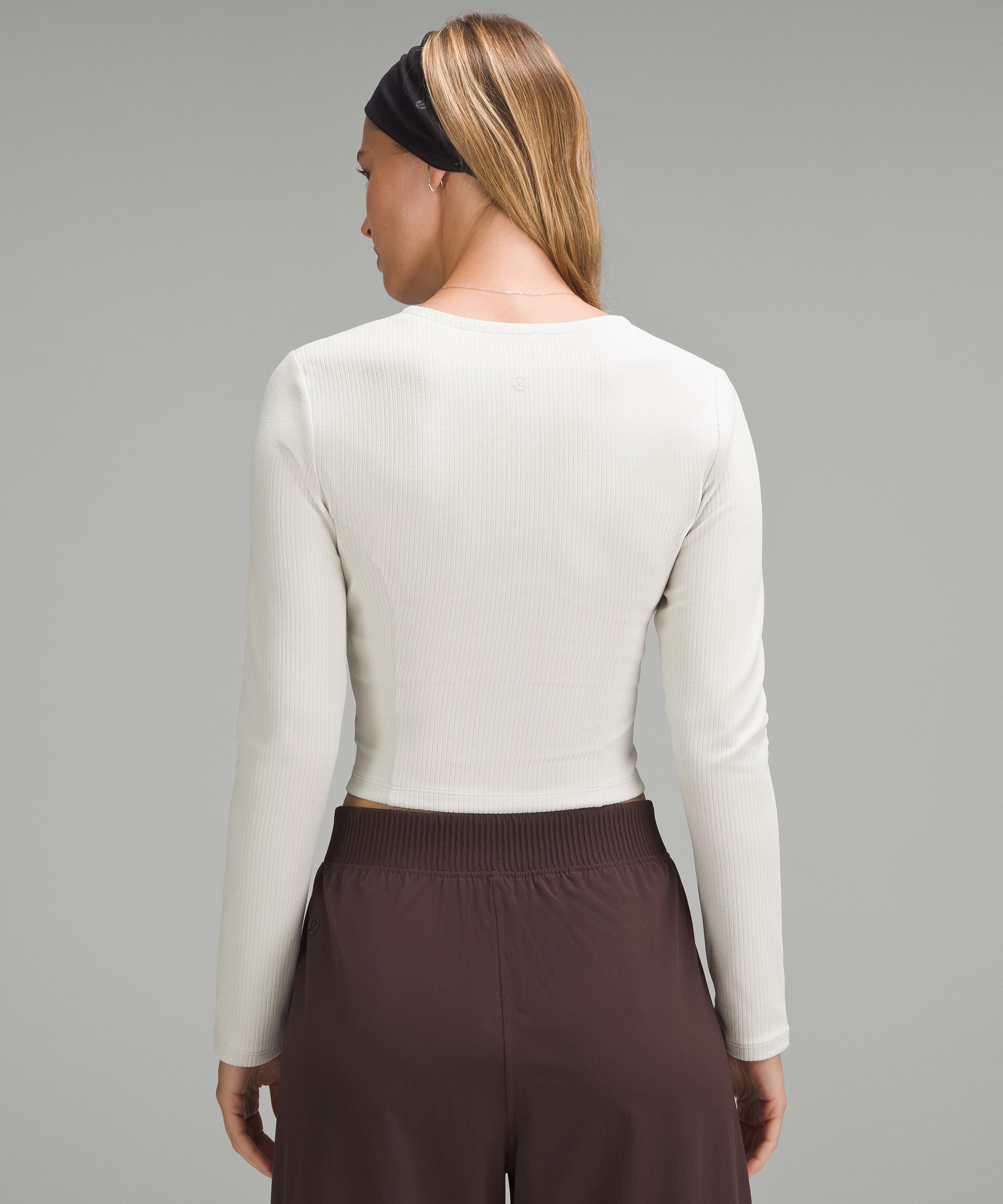 Ribbed Softstreme Asymmetrical Long-Sleeve Shirt