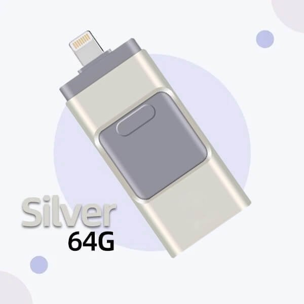 4 In 1 High Speed USB Flash Drive For iPhone. iPad. Android. PC & More Devices