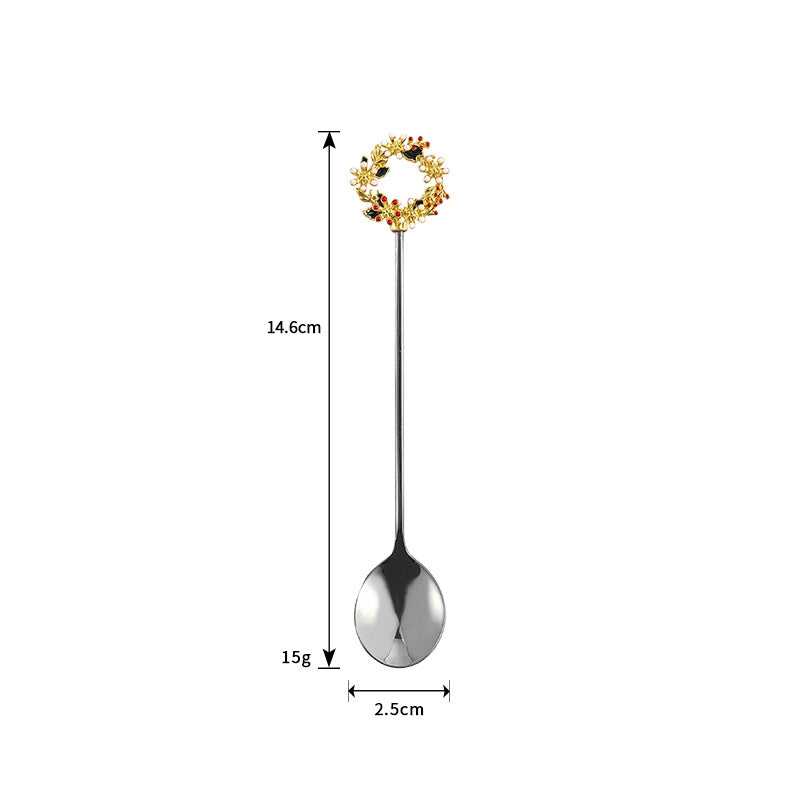Christmas Fashion Cartoon Stainless Steel Tableware